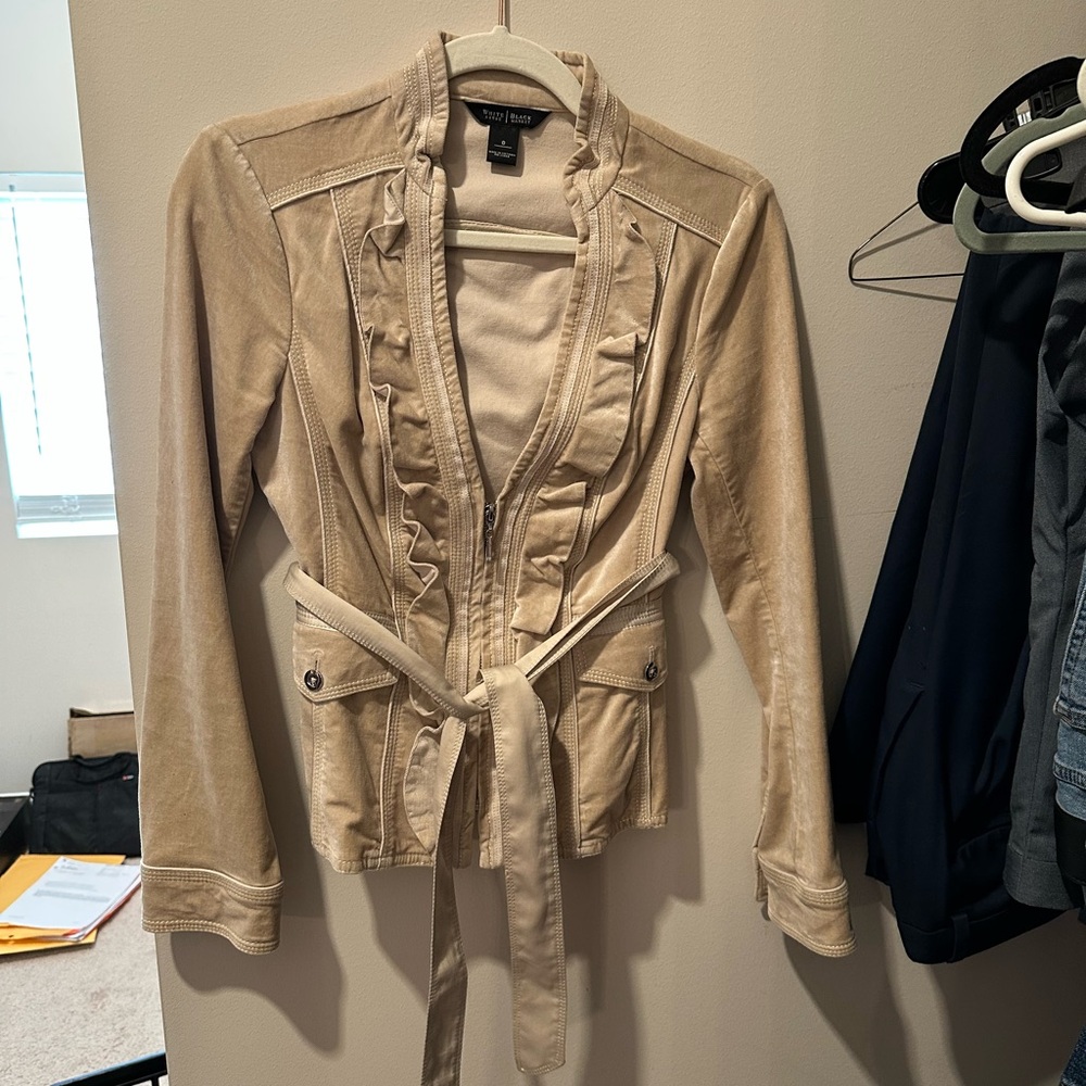 White House Black Market zip jacket